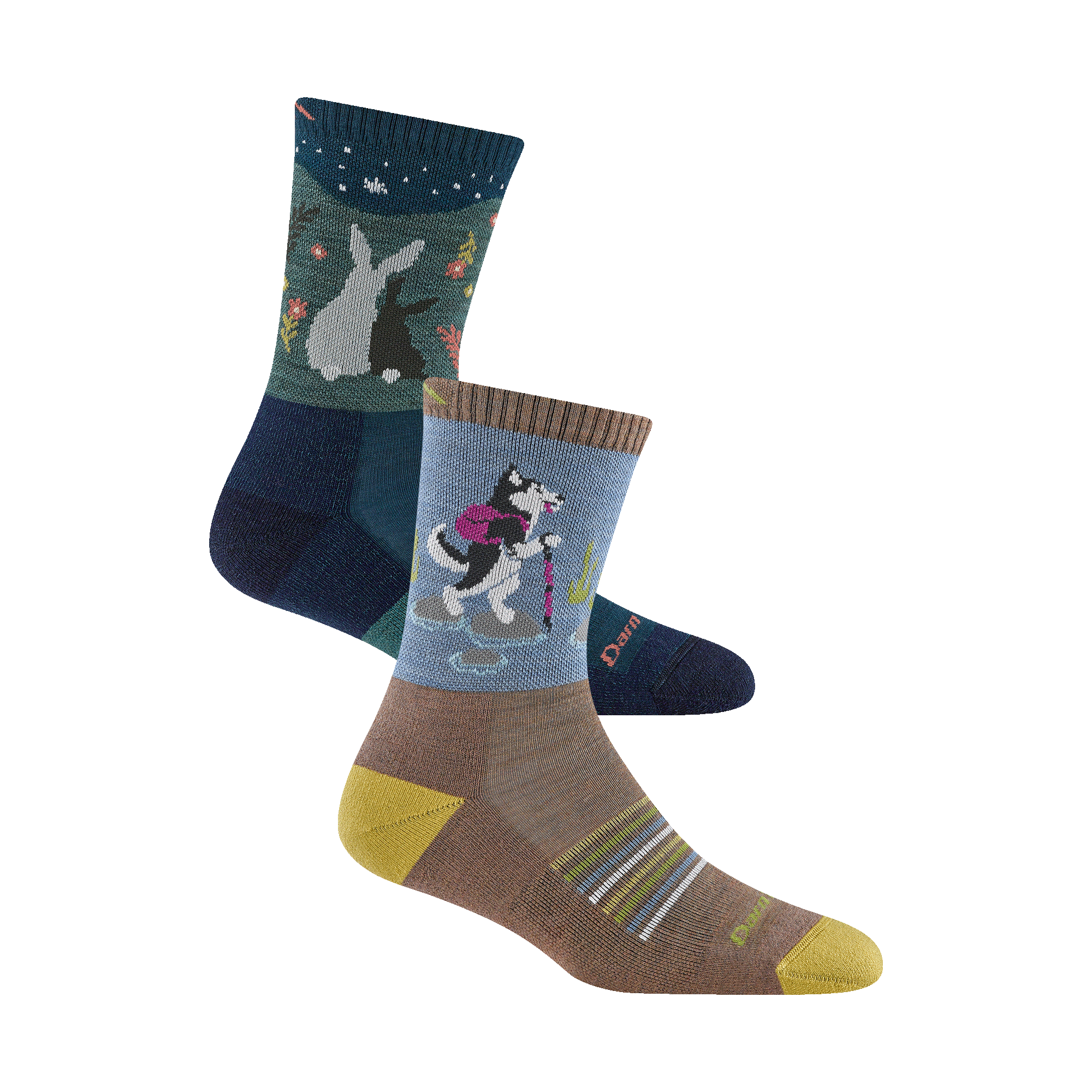 Darn Tough Socks Women's Critter Club 2-Pack Hiking Socks