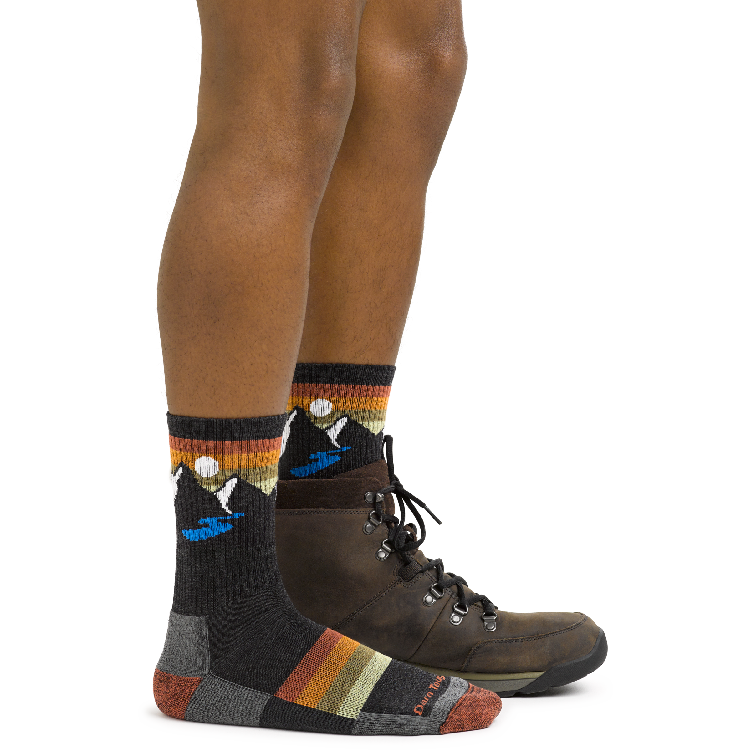 Darn Tough Socks Men's Sunset Ridge Micro Crew Lightweight Hiking Socks - Image 9