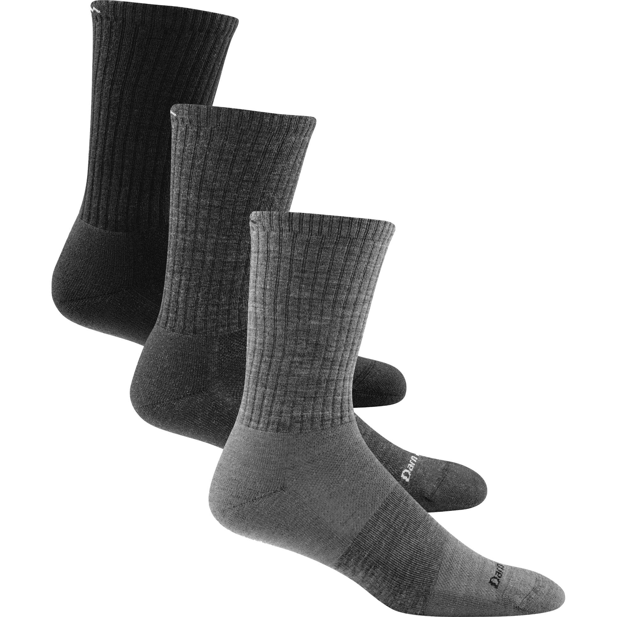 Darn Tough Socks Men's The Standard Crew 3-Pack - Image 2