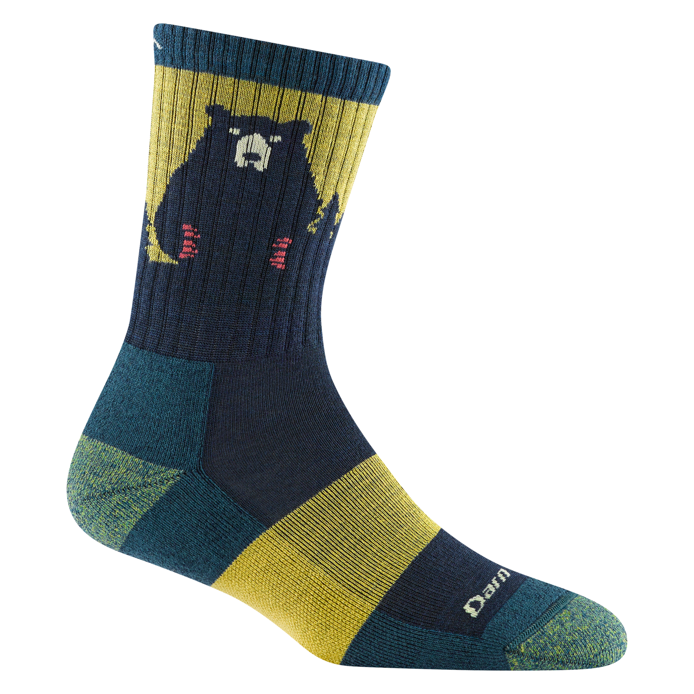 Darn Tough Socks Women's Bear Town Micro Crew Lightweight Hiking Socks - Image 7