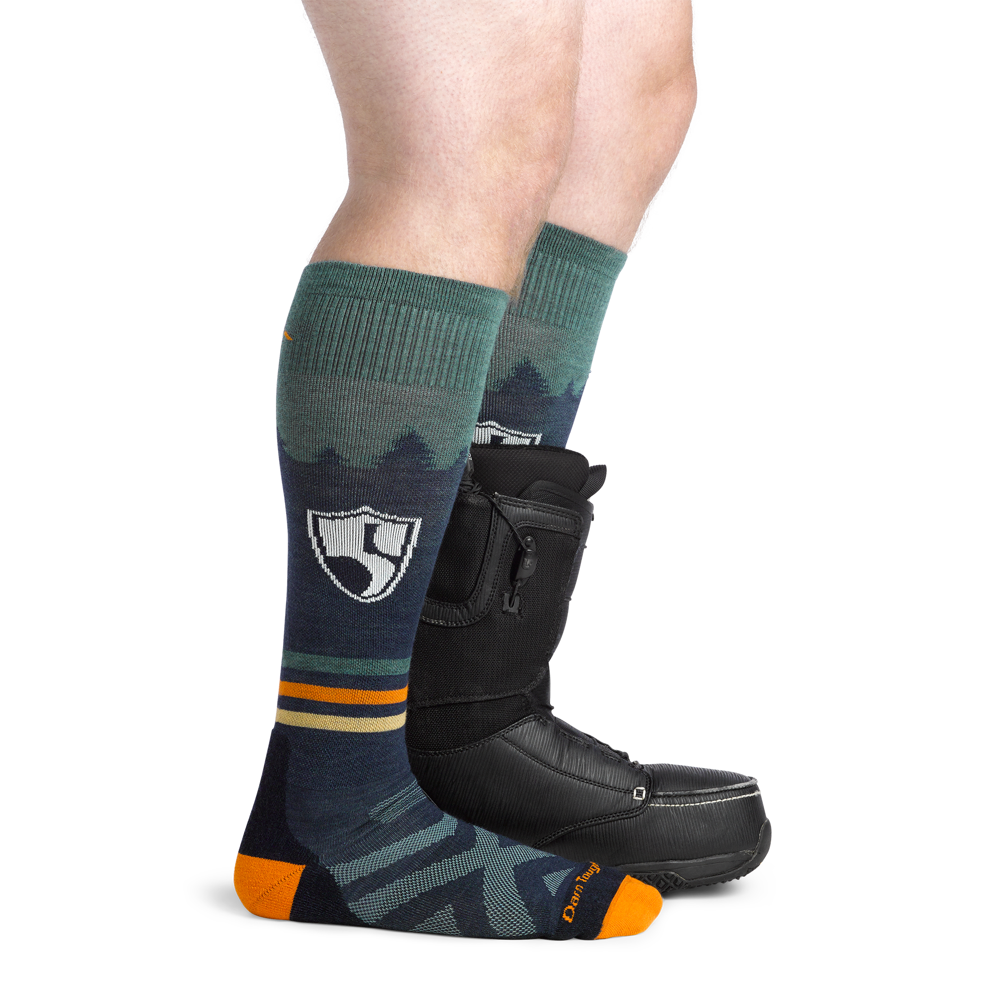 Darn Tough Socks High Fives Over-the-Calf Midweight Ski & Snowboard Socks - Image 2