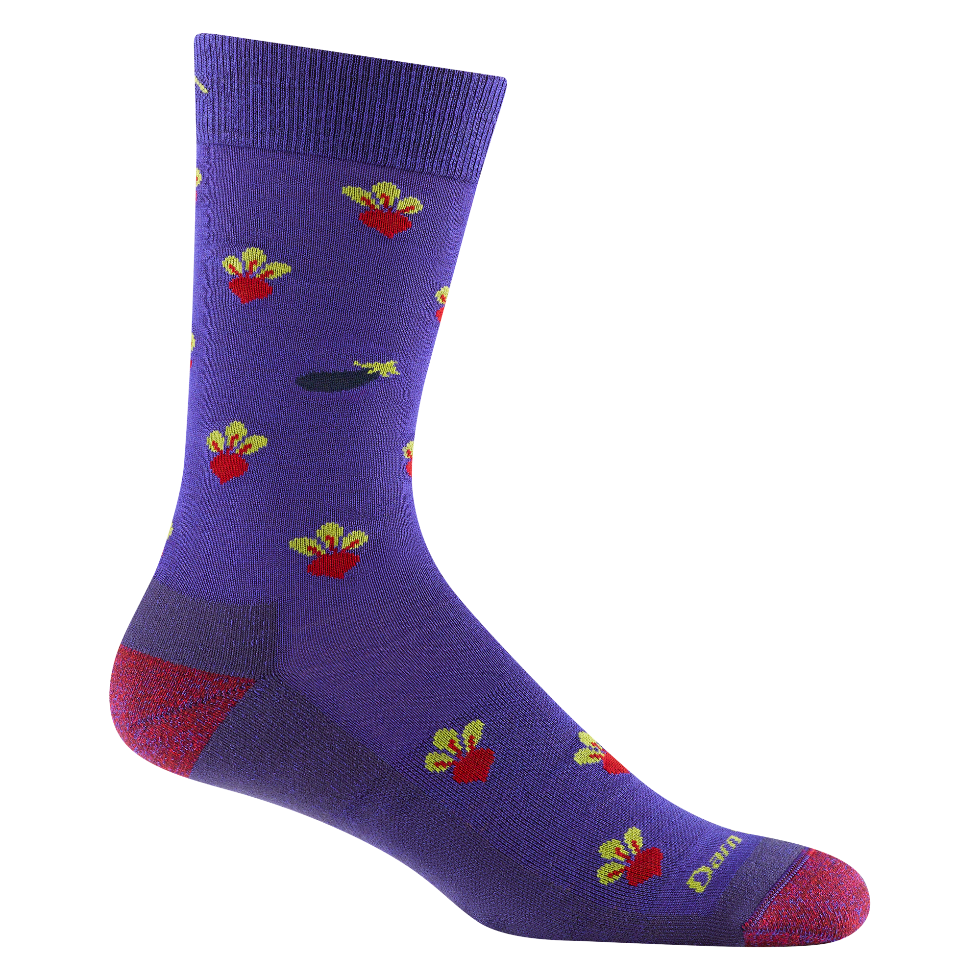Darn Tough Socks Men's Beets Crew Lightweight Lifestyle Sock - Image 4