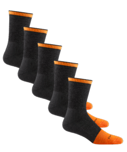 Darn Tough Socks Men's Steely Micro Crew Sock 5-Pack