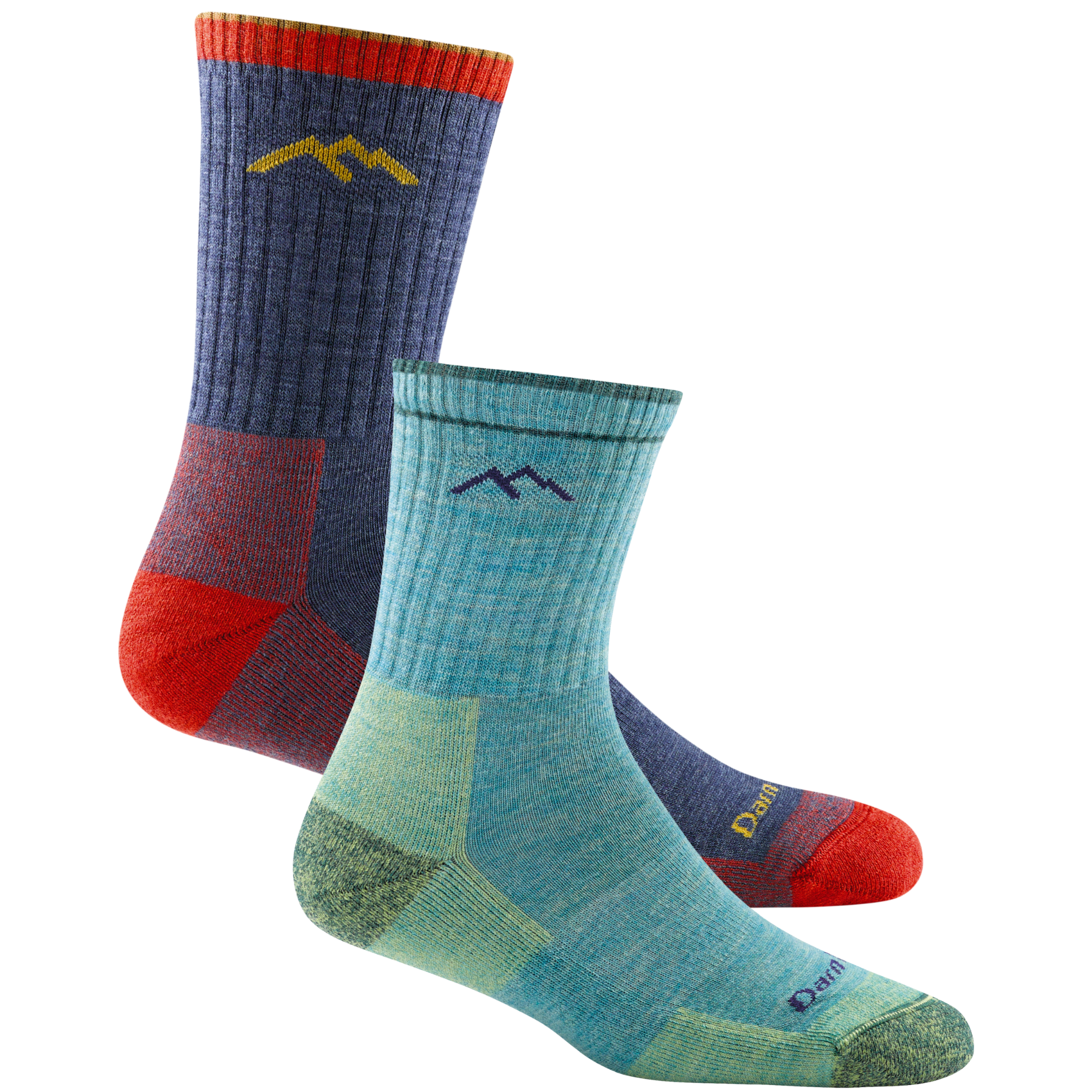 Darn Tough Socks Men's and Women's Hiker Micro Crew 2-Pack Hiking Socks - Image 2