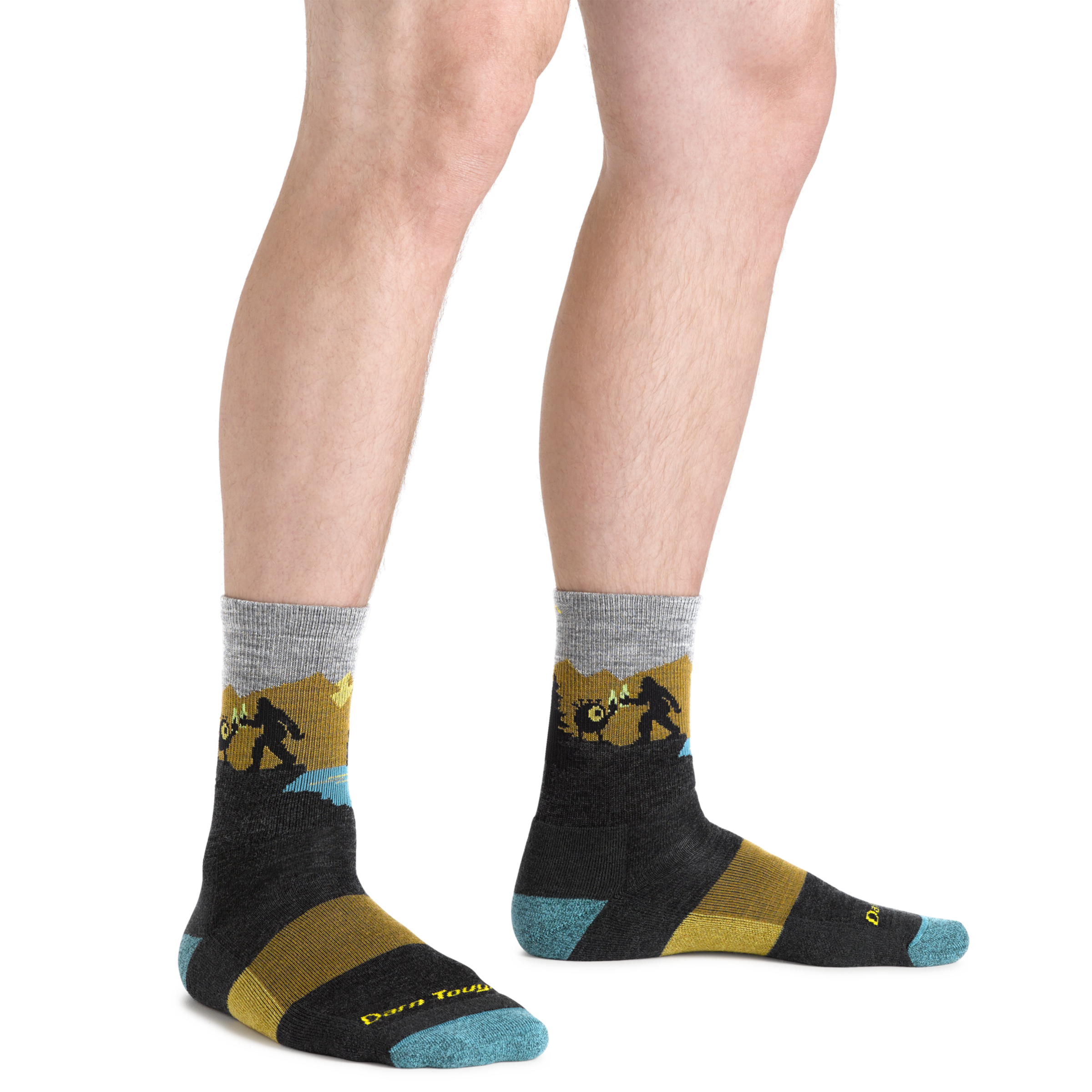 Darn Tough Socks Men's Close Encounters Micro Crew Midweight Hiking Socks - Image 9