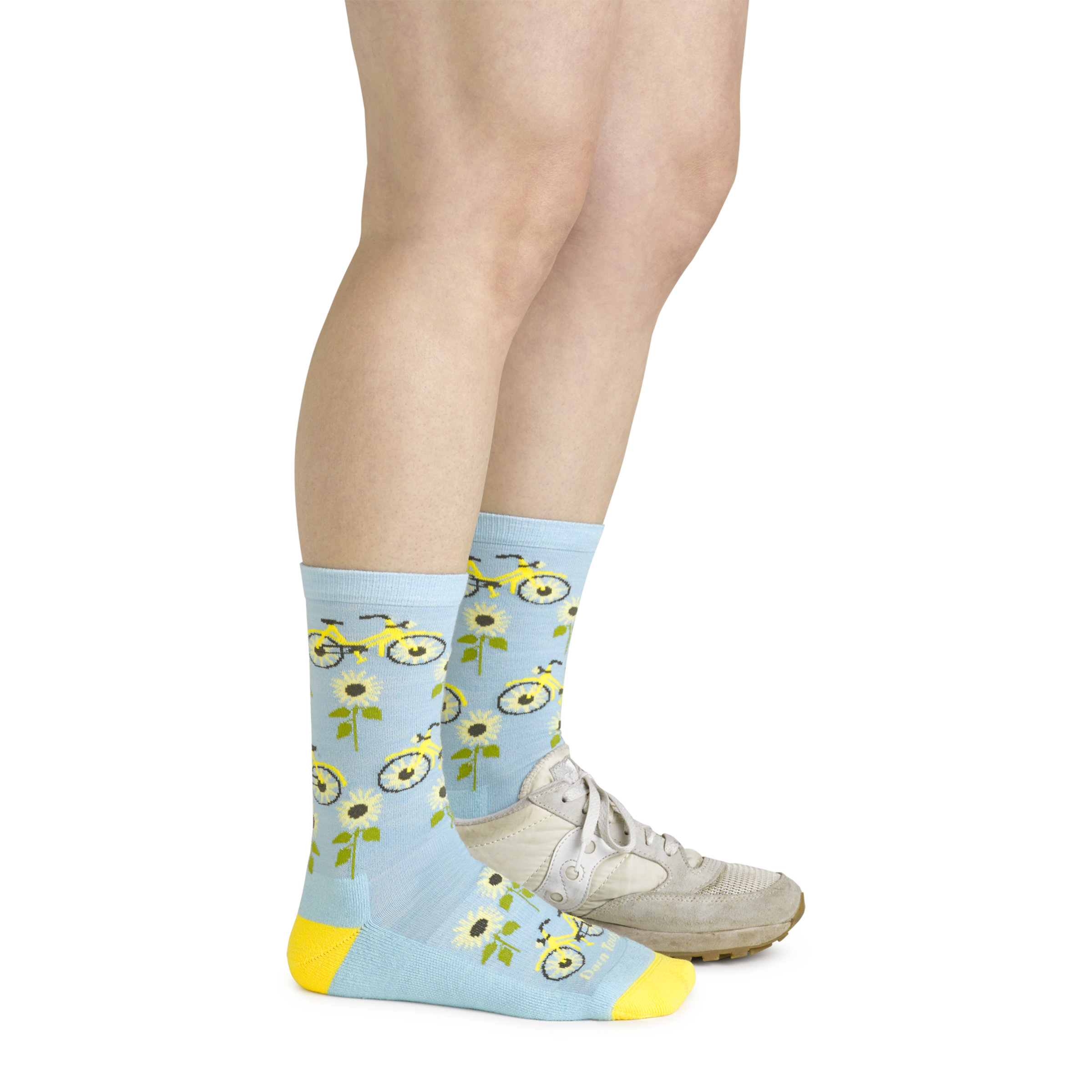 Darn Tough Socks Women's Sun Pedal Crew Lightweight Lifestyle Sock-Last Chance - Image 4