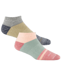 Darn Tough Socks Men's and Women's Apres Heavyweight No Show 2-Pack