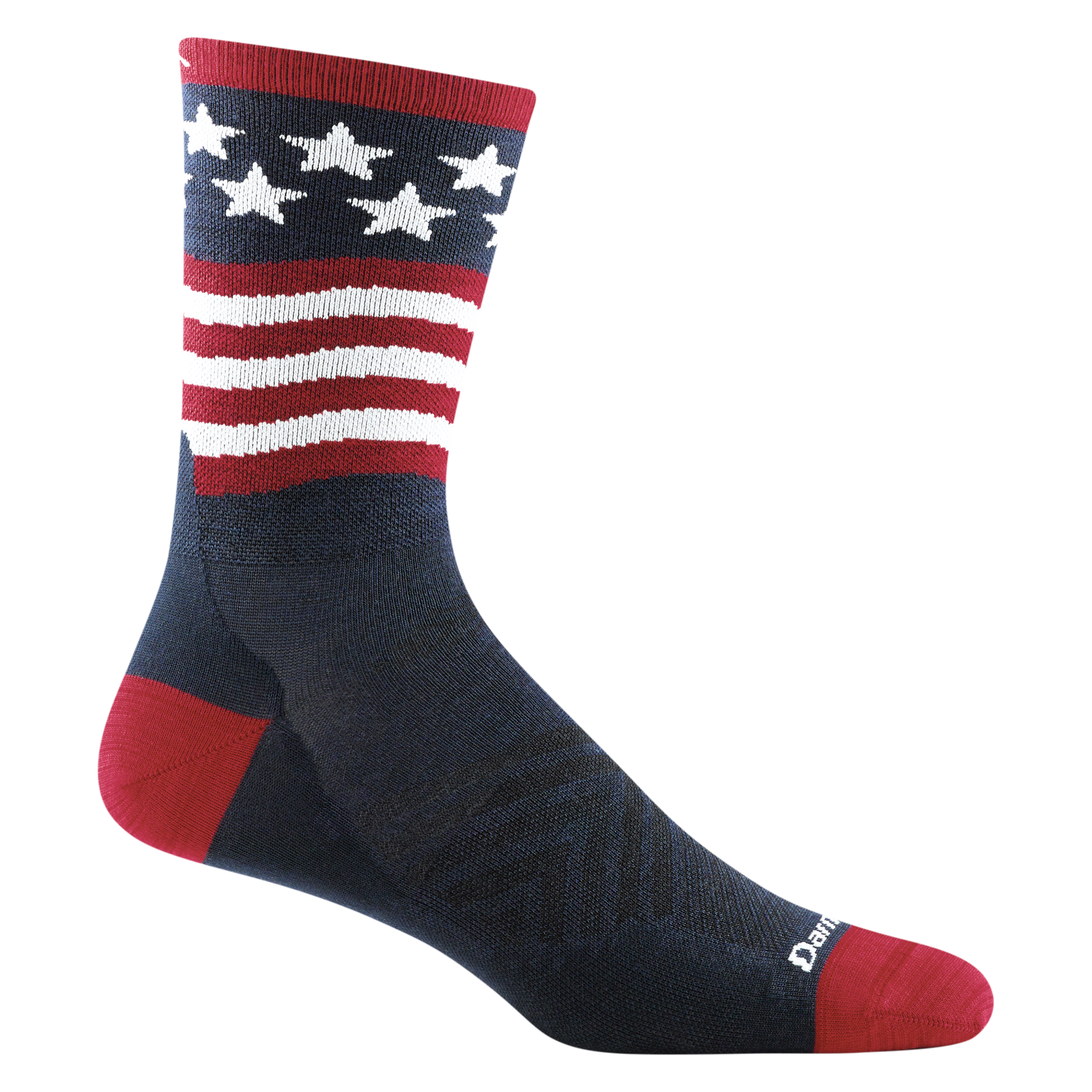 Darn Tough Socks Men's Patriot Micro Crew Ultra-Lightweight Running Socks
