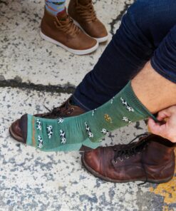 Alternative view of Darn Tough Socks Men's Dairy Air Crew Lightweight Lifestyle Socks
