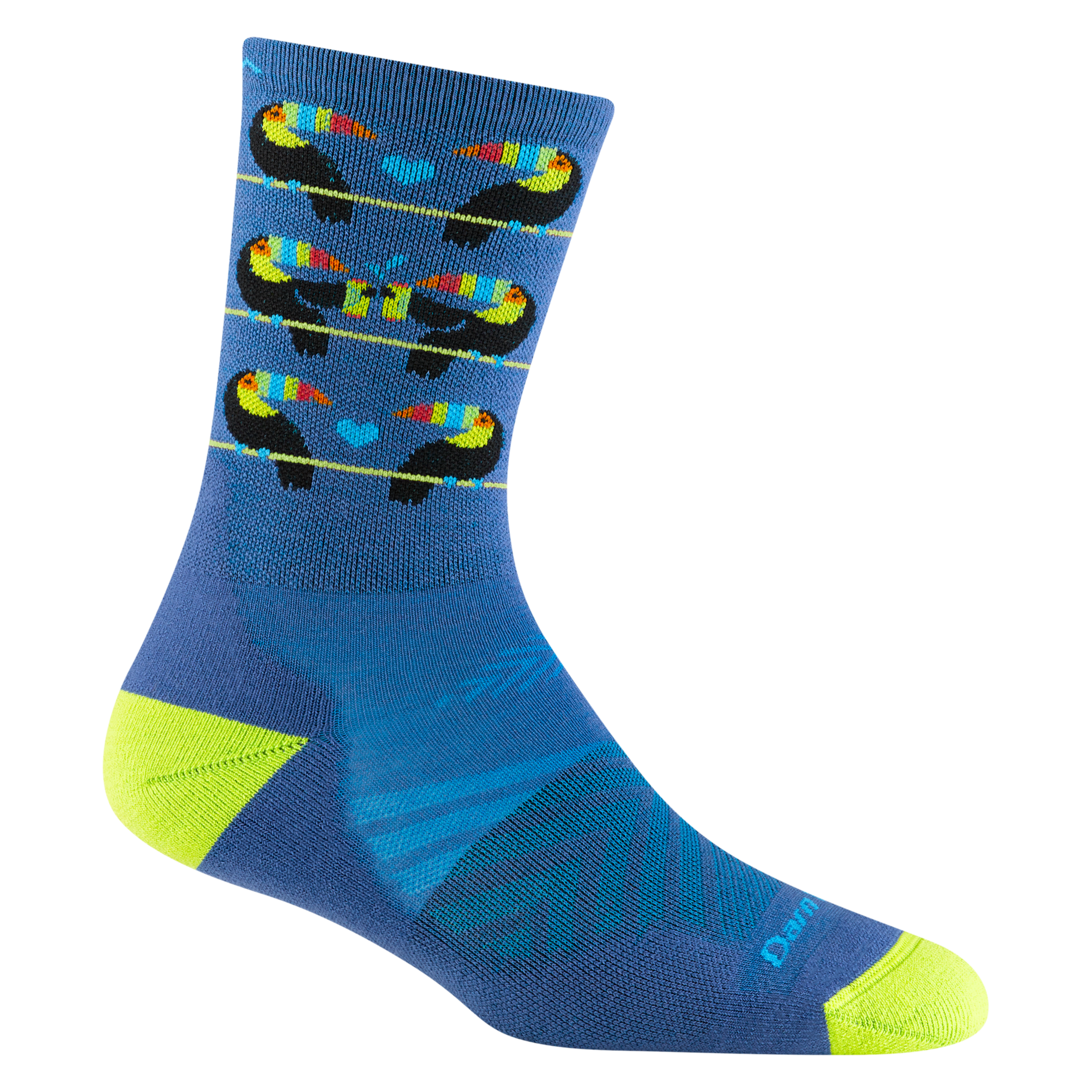Darn Tough Socks Women's Toco Loco Micro Crew Ultra-Lightweight Running Sock-Last Chance