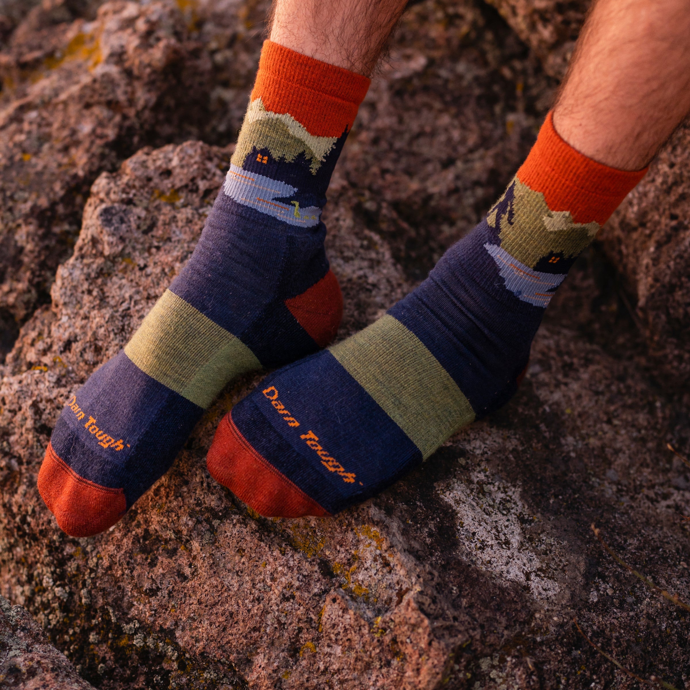 Darn Tough Socks Men's Close Encounters Micro Crew Midweight Hiking Socks - Image 2