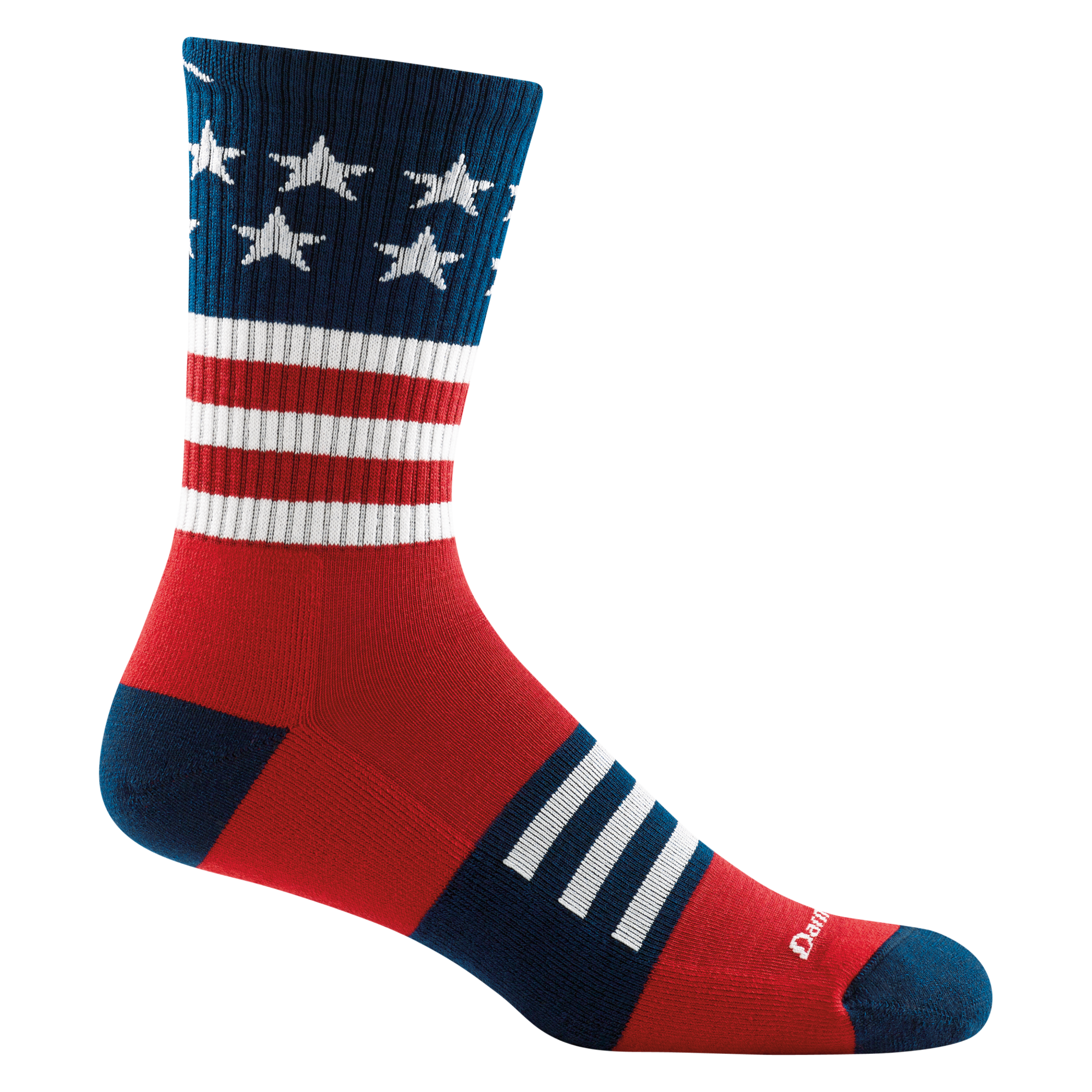 Darn Tough Socks Men's Captain Stripe Micro Crew Lightweight Hiking Socks