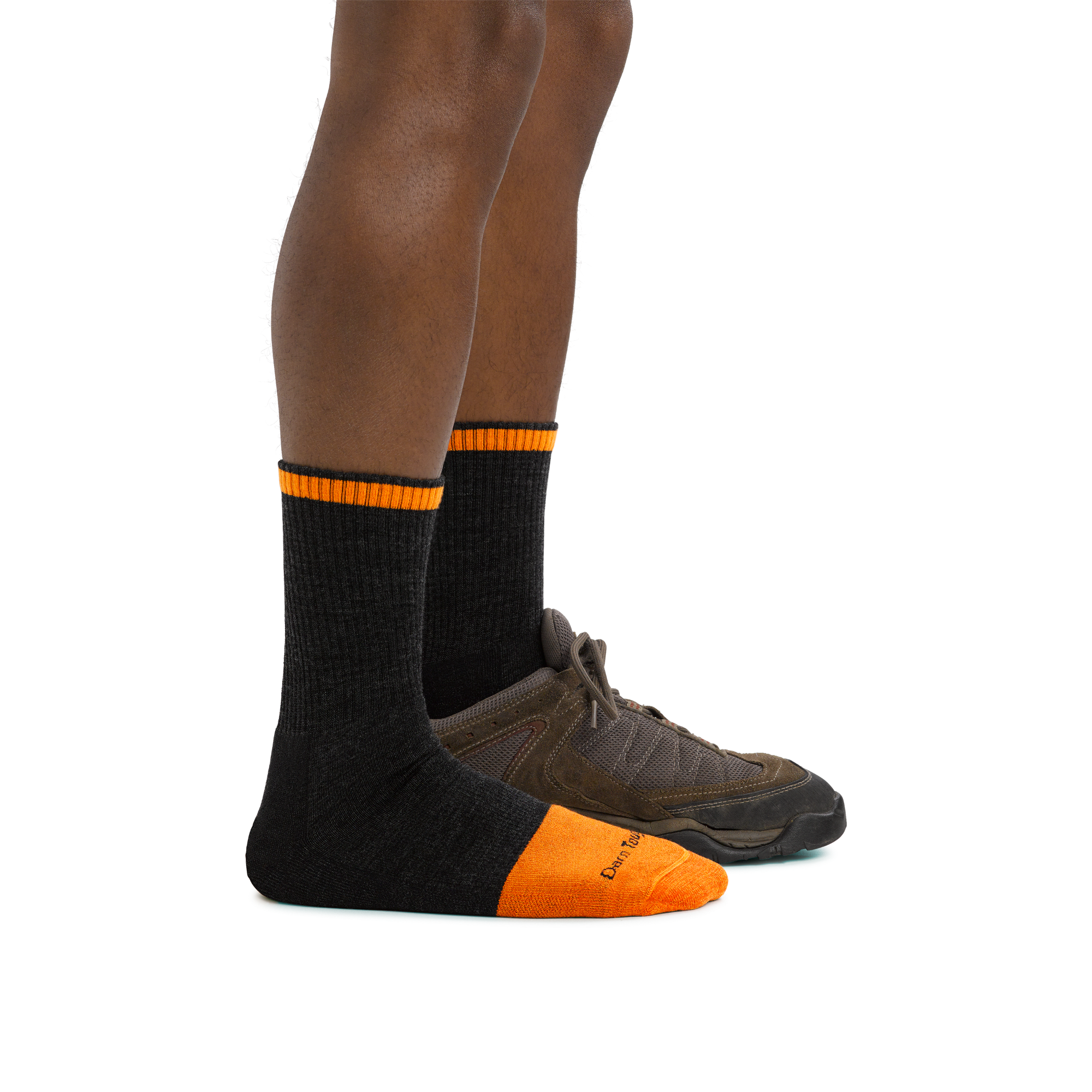 Darn Tough Socks Men's Steely Micro Crew Sock 5-Pack - Image 4
